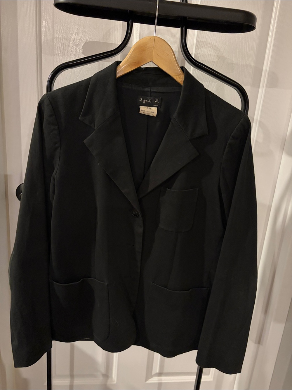 Agnes B. Black Women's Tailored Blazer
